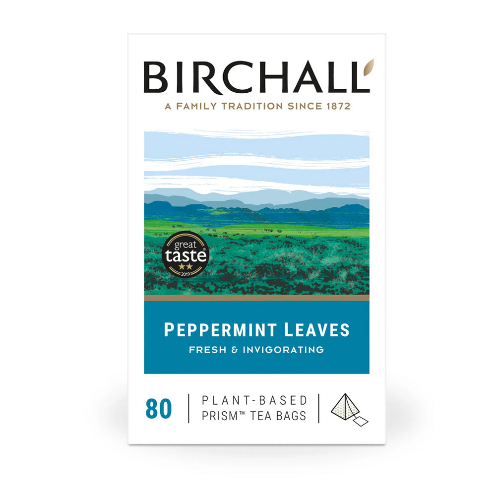 Birchall Plant-Based Prism Tea Bags 80pcs - Peppermint — Wholesale