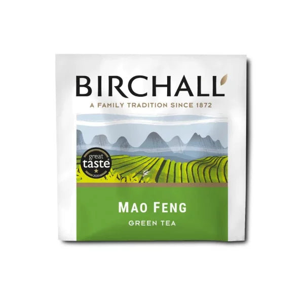 Birchall Enveloped Prism Tea Bags 200pcs - Mao Feng Green Tea — Wholesale