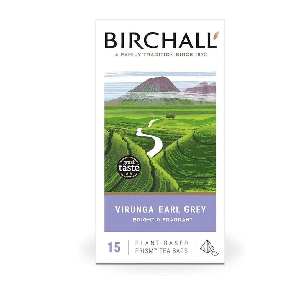 Birchall Plant-Based Prism Tea Bags 15pcs - Virunga Earl Grey (RFA Certified) — Wholesale