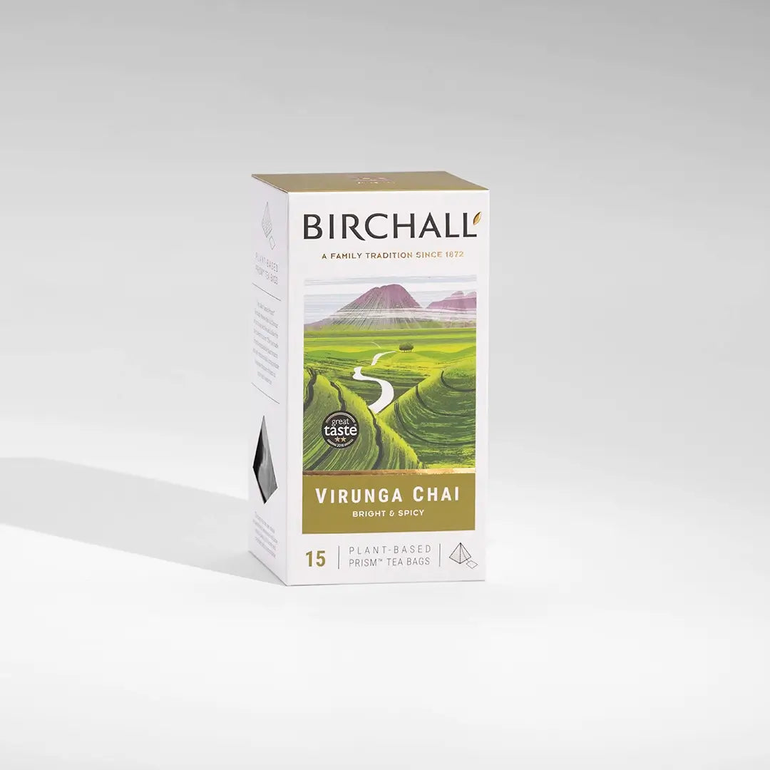 Birchall Plant-Based Prism Tea Bags 15pcs - Virunga Chai Tea — Wholesale