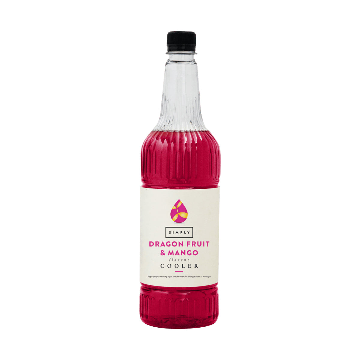 Simply Dragon Fruit & Mango cooler syrup, 1L bottle
