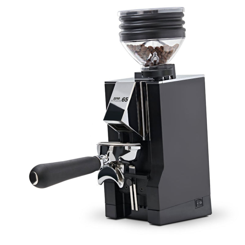 Commercial Eureka Mignon Zero 65 AP Coffee Grinder in Black – main product photo