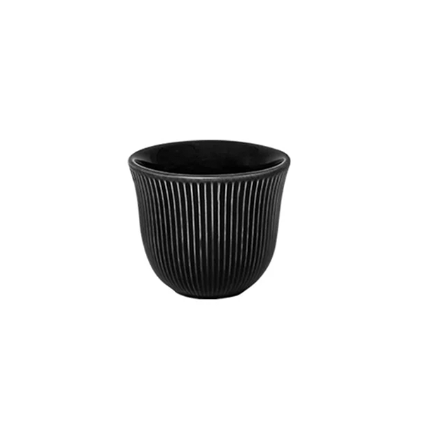 Loveramics Brewers 80ml Embossed Espresso Tasting Cup - Black