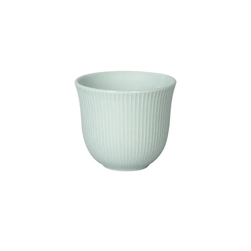Loveramics Brewers 250ml Embossed Cappuccino / Drip Coffee Tasting Cup - Celadon Blue