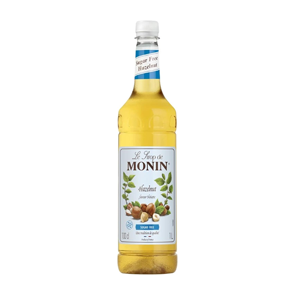 Monin Coffee Syrup 1L - Sugar Free Hazelnut — Wholesale
