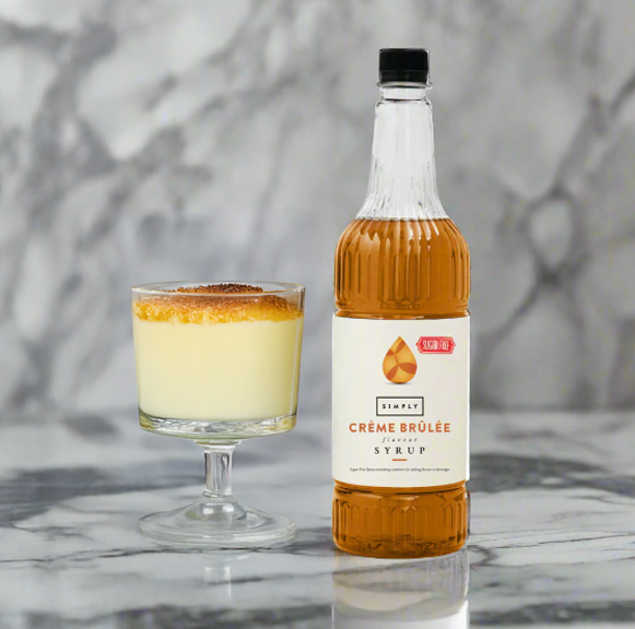 IBC, Simply Coffee Syrup 1L, Sugar Free - Crème Brûlée, Redber Coffee