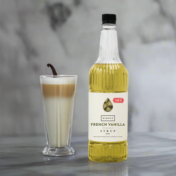 IBC, Simply Coffee Syrup 1L, Sugar Free - French Vanilla, Redber Coffee