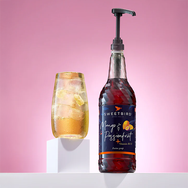 Sweetbird Mango and Passionfruit Fusion Syrup with Vitamin B 1L — Wholesale
