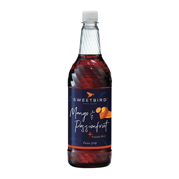 Sweetbird Mango and Passionfruit Fusion Syrup with Vitamin B 1L — Wholesale