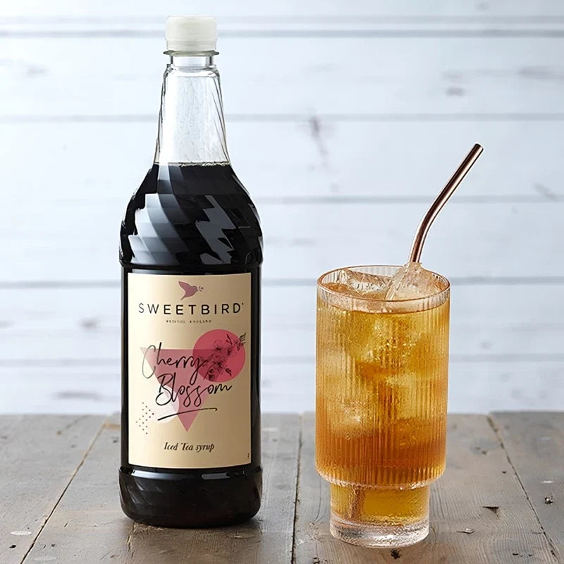 Sweetbird Cherry Blossom Iced Tea Syrup 1L — Wholesale