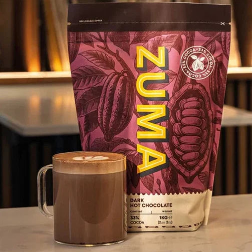 Zuma Dark Hot Chocolate (33% Cocoa) Bag 1kg — Wholesale