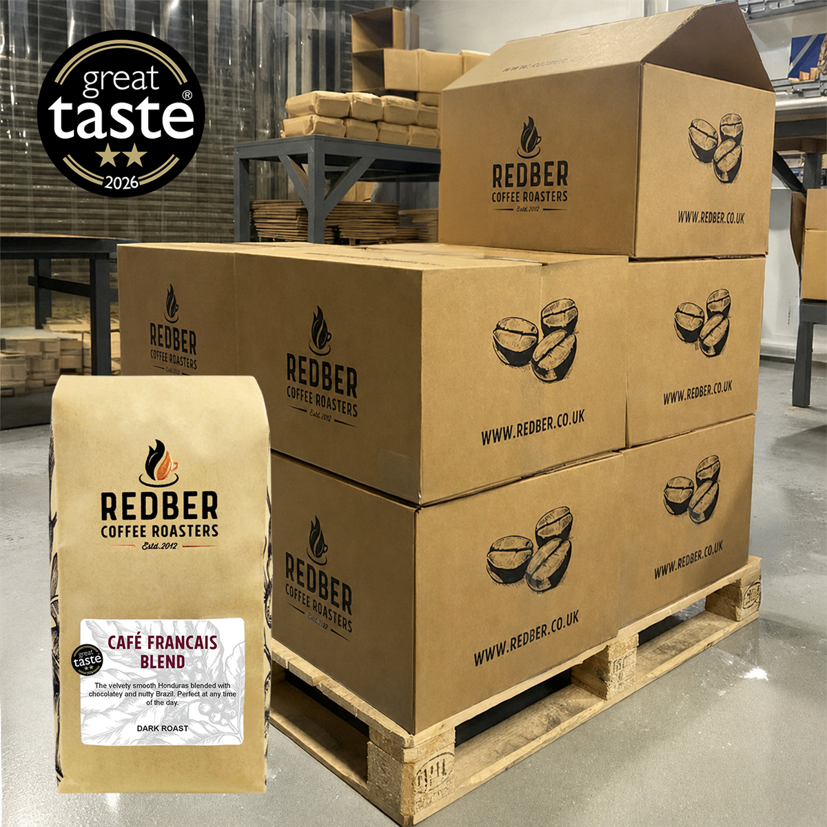 Café Français Pallet Coffee Beans – Wholesale