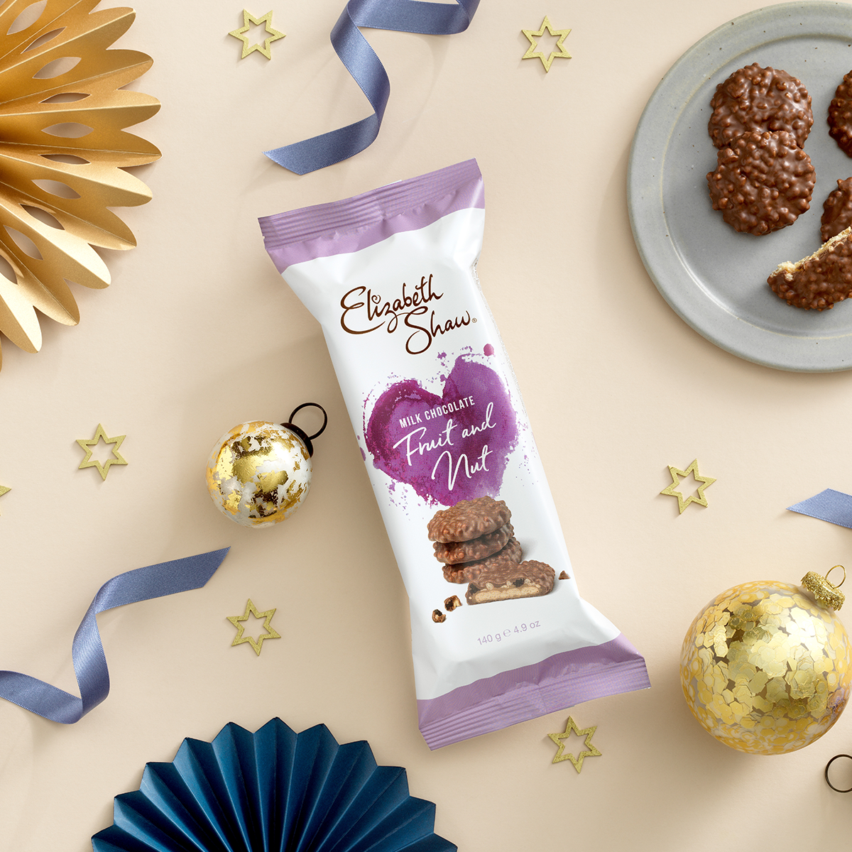 Elizabeth Shaw, Elizabeth Shaw Biscuits Bundle - Chocolate Coconut & Salted Caramel & Chocolate Fruit & Nut, Redber Coffee