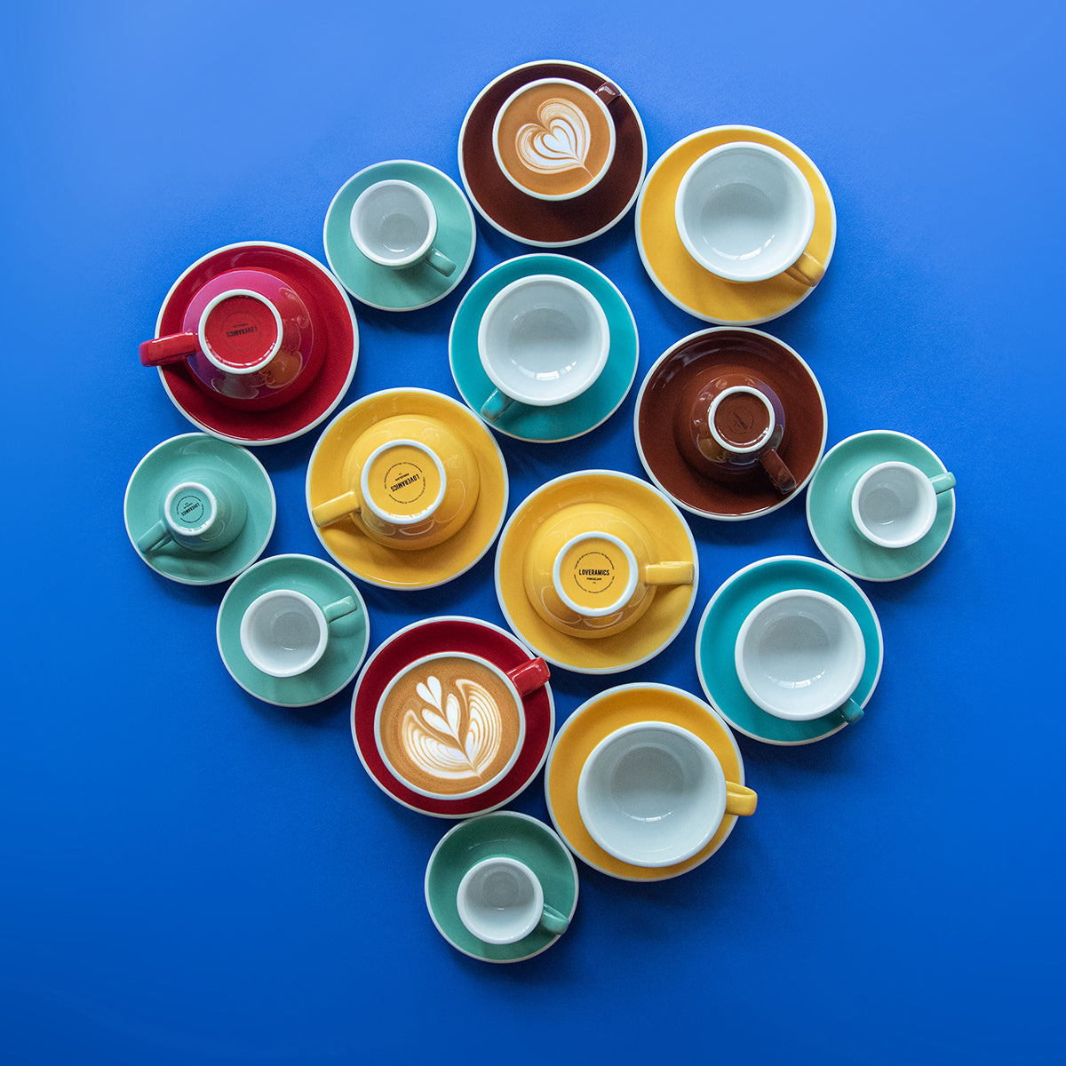 Loveramics Egg cups and saucers