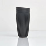 Huskee Reusable 16oz Coffee Cup with Lid - Charcoal