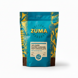 Zuma dark salted caramel hot chocolate packaging on a white background