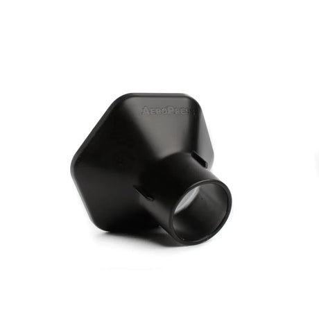 Black electronic device on a white background