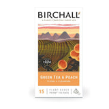 Birchall Plant-Based Prism Tea Bags 15pcs - Green Tea & Peach — Wholesale