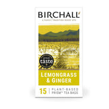 Birchall Plant-Based Prism Tea Bags 15pcs - Lemongrass & Ginger — Wholesale