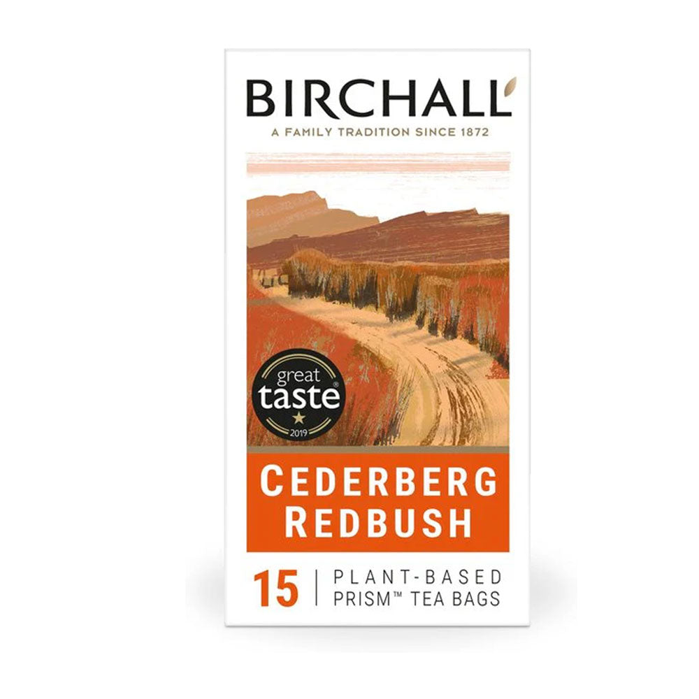Birchall Plant-Based Prism Tea Bags 15pcs - Cederberg Redbush — Wholesale