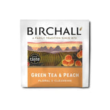 Birchall Enveloped Prism Tea Bags 200pcs - Green Tea & Peach — Wholesale