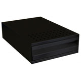 Black Metal knock box for baristas