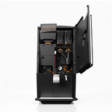 Bravilor Esprecious 22 Bean-to-Cup Coffee Machine – modern design with user-friendly touchscreen, dual canisters for coffee beans and instant ingredients, automatic rinsing program, and capacity for up to 220 cups per day. Perfect for large-scale environments.