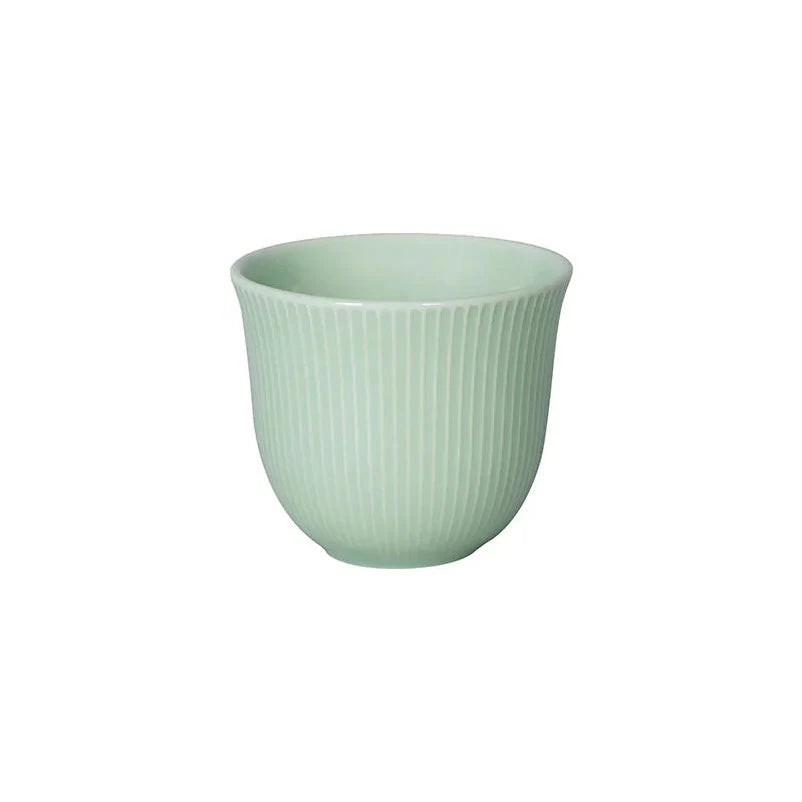 Loveramics Brewers 250ml Embossed Cappuccino / Drip Coffee Tasting Cup - Celadon Green