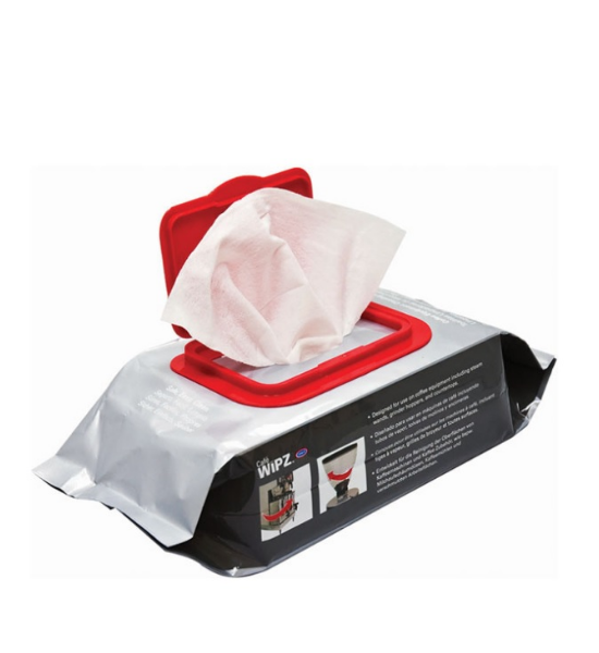 Urnex, Urnex Cafe Wipz Cleaning Wipes, Pack of 100, Redber Coffee