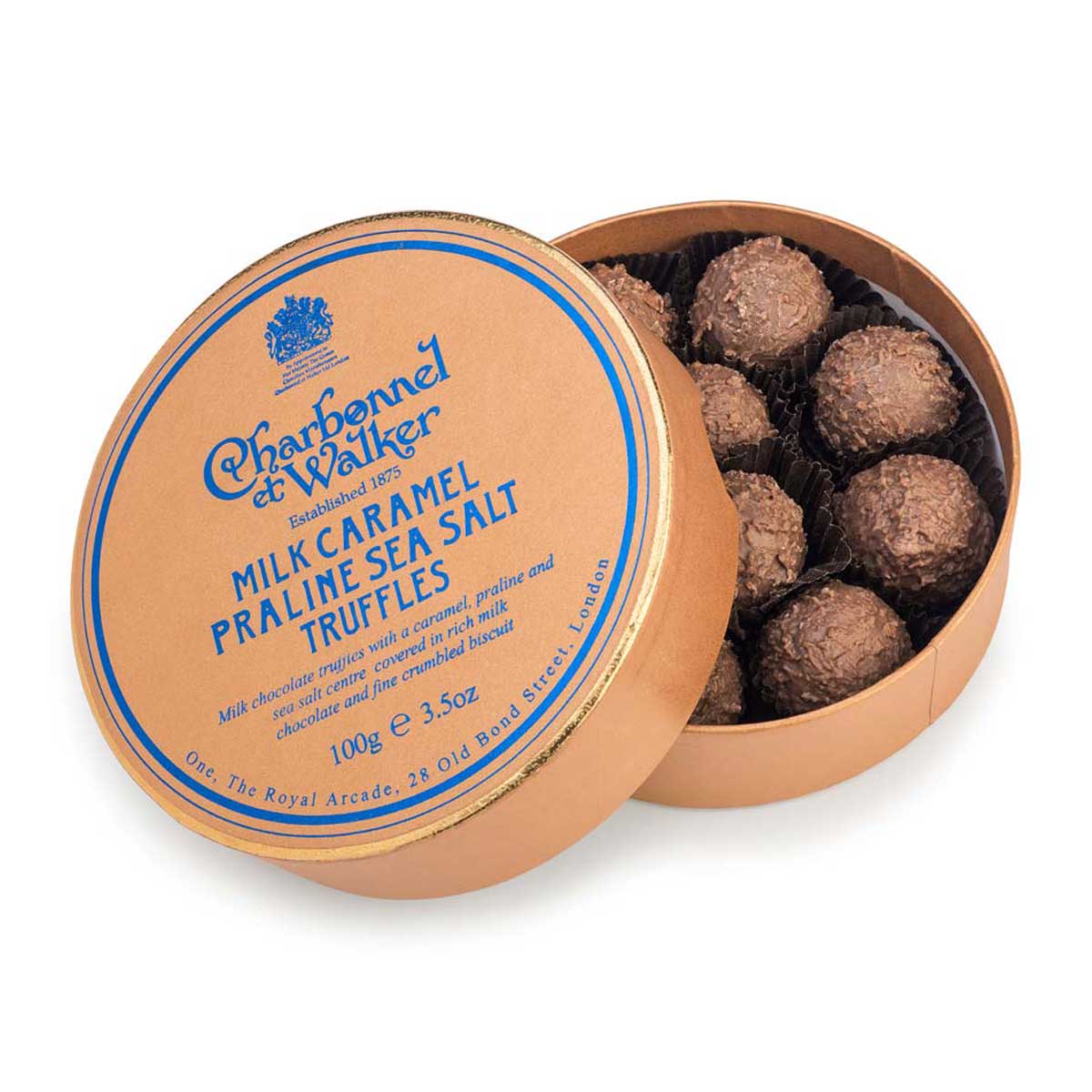 Charbonnel et Walker Milk Sea Salt Caramel Praline Truffles 100g — Wholesale