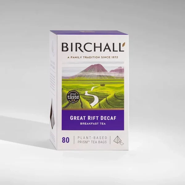Birchall Plant-Based Prism Tea Bags 80pcs - Great Rift Decaf — Wholesale