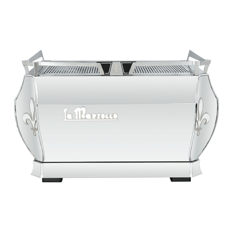 La Marzocco GB5 X espresso machine, designed for high-volume cafés and restaurants. Features dual PID temperature control, Auto-Volumetric (AV), and Auto Brew Ratio (ABR) for consistent, premium coffee. Available in 2-group, 3-group, and 4-group configurations, combining Italian craftsmanship with advanced brewing technology