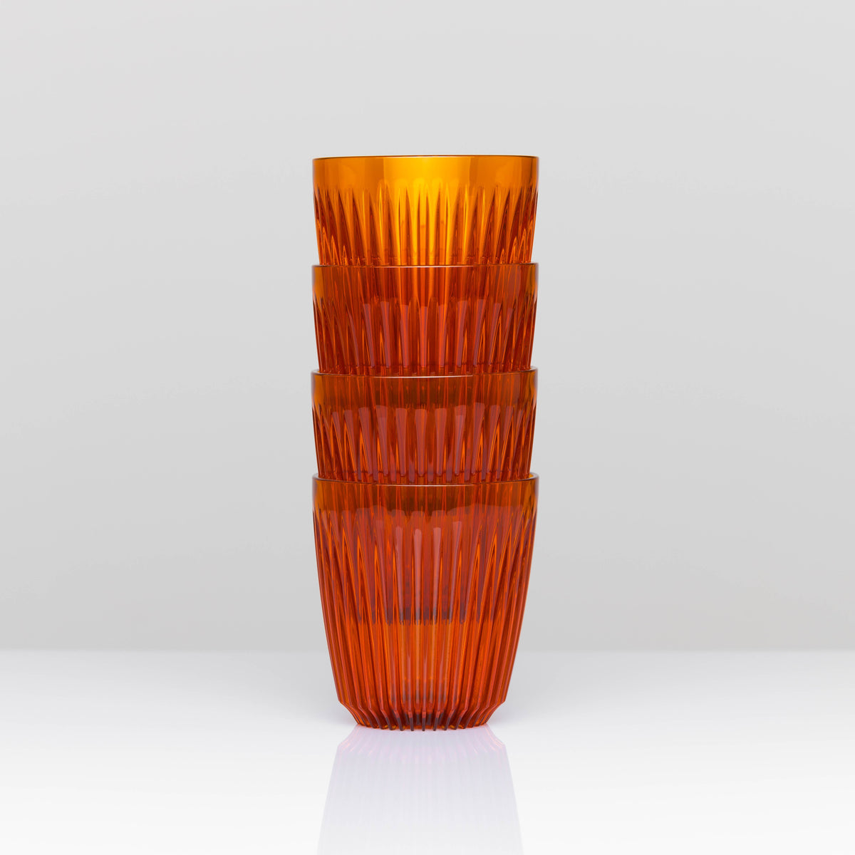 HuskeeRenew Reusable 8oz Coffee Cups 4 Pack - Amber