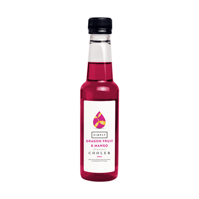 Simply Dragon Fruit & Mango cooler syrup, 250ml bottle