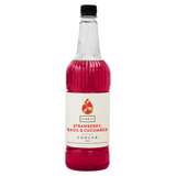Simply Strawberry, Basil & Cucumber cooler syrup, 1L bottle