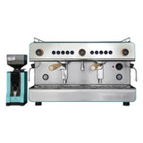 Commercial Eureka Mignon Specialita Coffee Grinder - Tiffany Blue