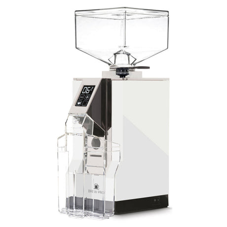 Eureka Mignon Brew Pro 55mm Flat Blade Commercial Coffee Grinder in White – main product photo