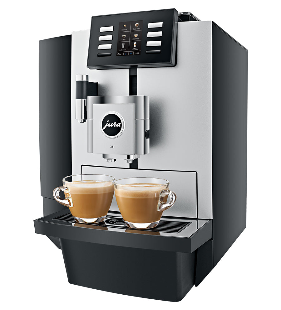 Jura, Jura X8 Bean to Cup Coffee Machine - Platinum, Redber Coffee
