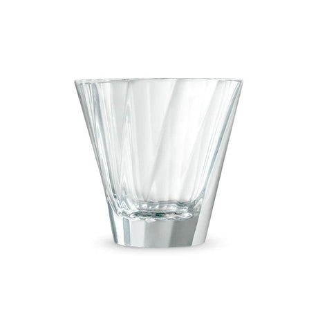 Loveramics Urban Glass Twisted Cappuccino Glass 180ml - Clear