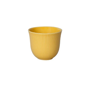 Loveramics Brewers 250ml Embossed Cappuccino / Drip Coffee Tasting Cup - Yellow