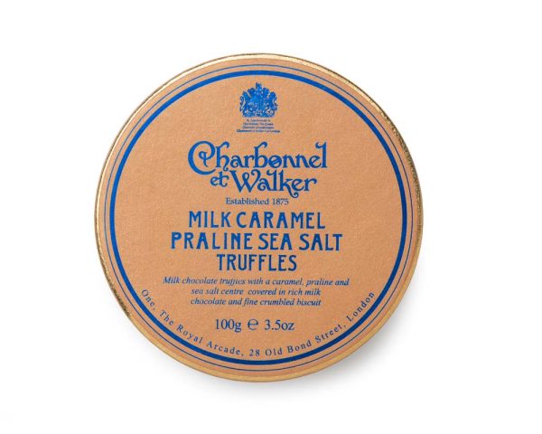 Charbonnel et Walker Milk Sea Salt Caramel Praline Truffles 100g — Wholesale