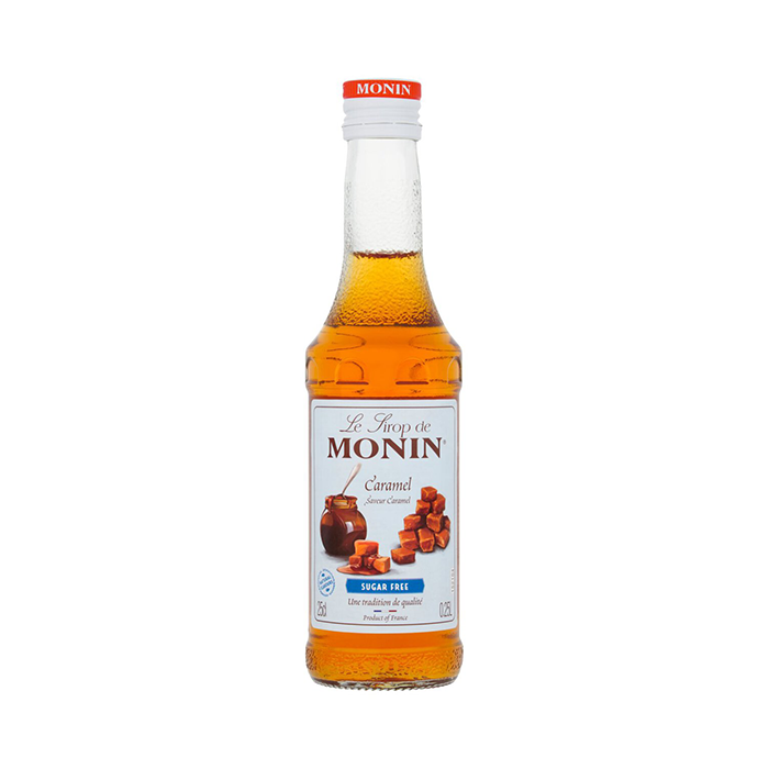 Monin Syrup 250ml - Sugar Free Caramel — Wholesale