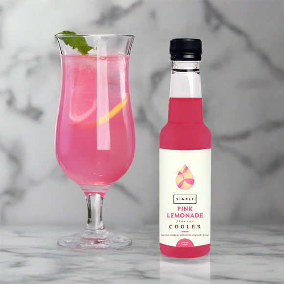 Simply Pink Lemonade cooler syrup 250ml