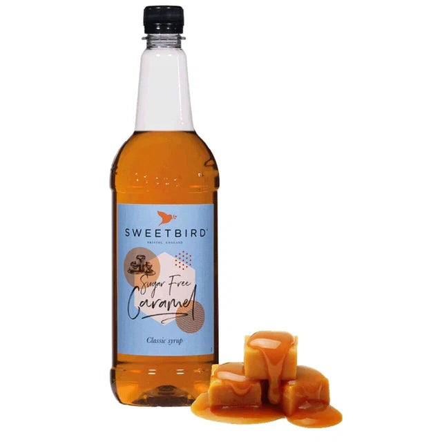 Sweetbird Coffee Syrup 1L - Sugar Free Caramel — Wholesale