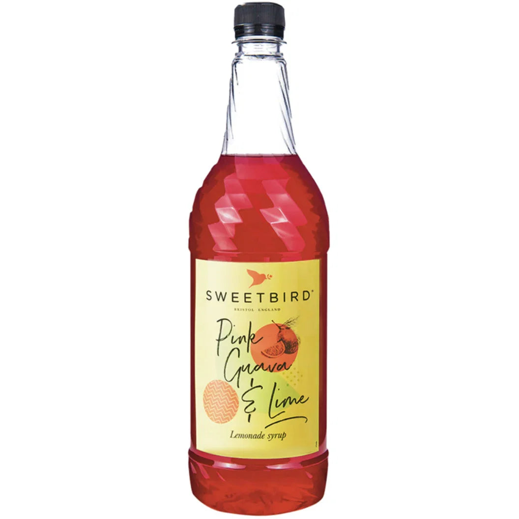 Sweetbird Pink Guava & Lime Lemonade Syrup 1L — Wholesale
