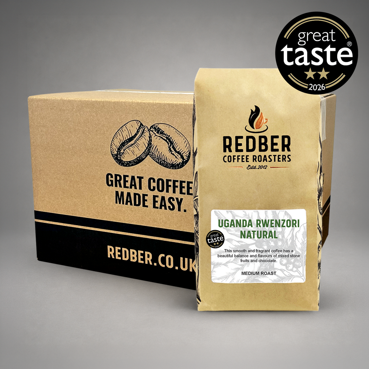Uganda Rwenzori Natural 12kg Coffee Beans – Wholesale