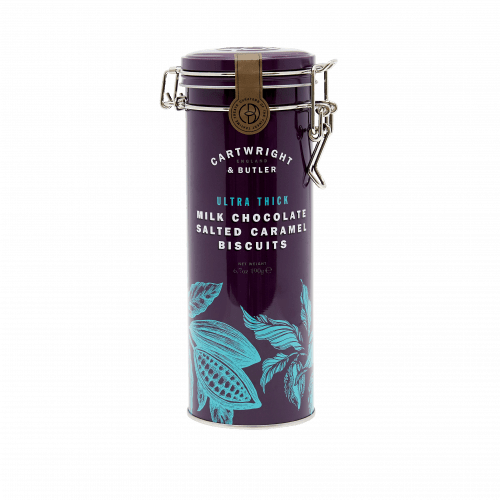 Cartwright & Butler Thick Milk Chocolate Salted Caramel Biscuits Tin — Wholesale