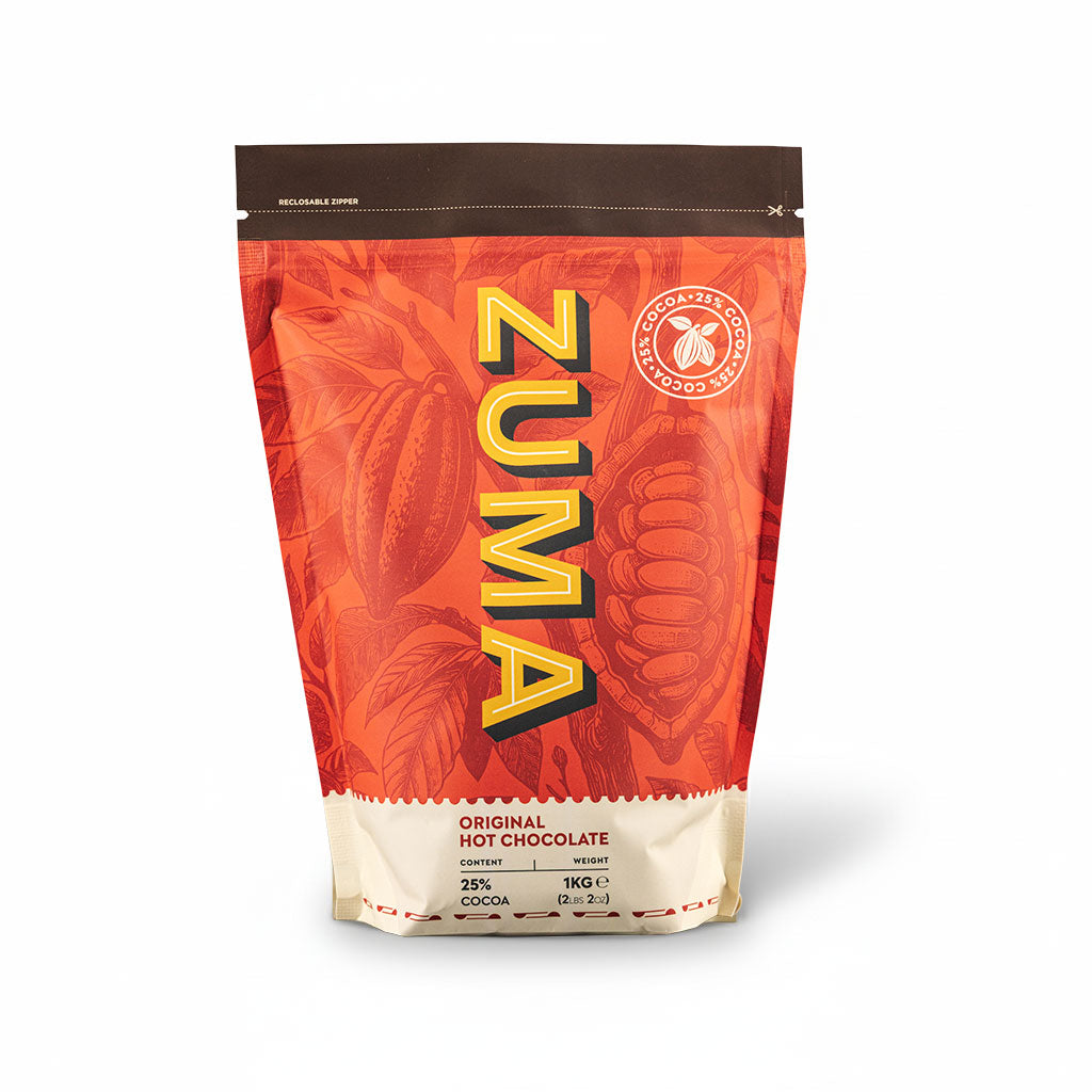 Zuma Original Hot Chocolate (25% Cocoa) Bag 1kg — Wholesale