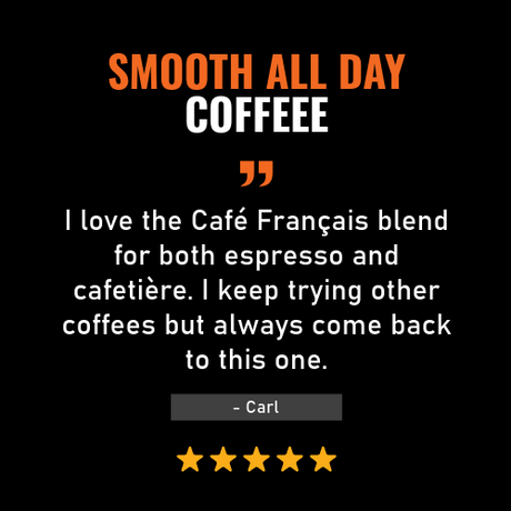 Cafe Francais coffee beans five star review