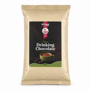 Dutch Maid vegan hot chocolate vending powder with 25% cocoa, 1kg bag